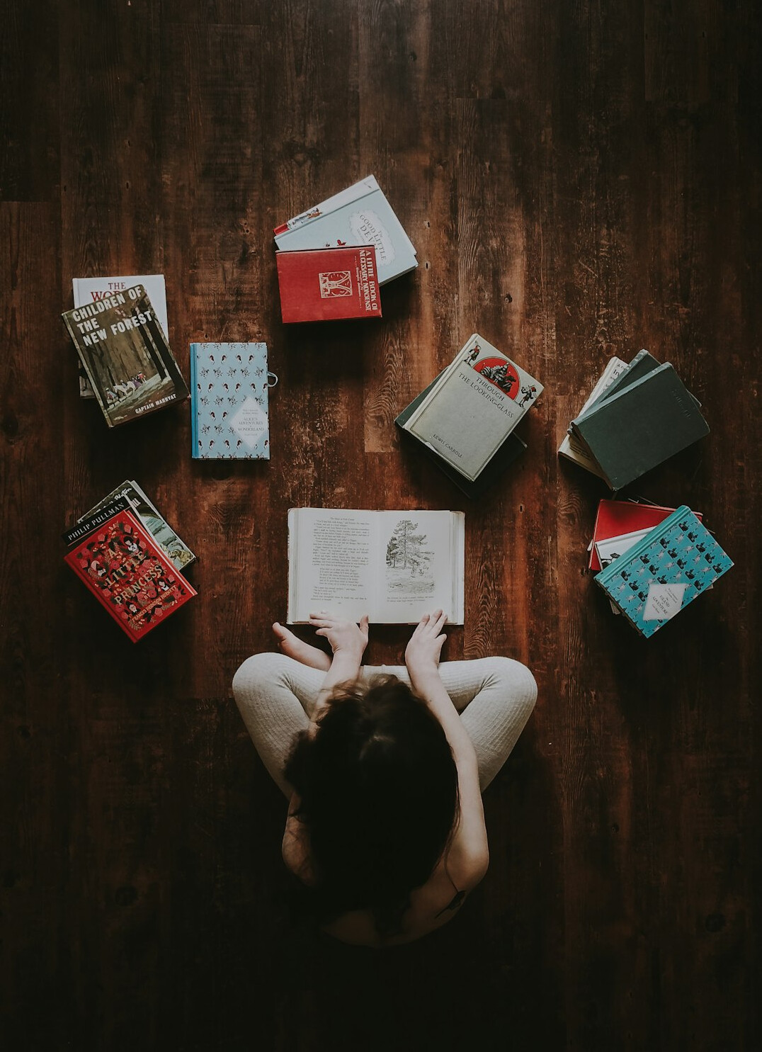 tense book reading scene